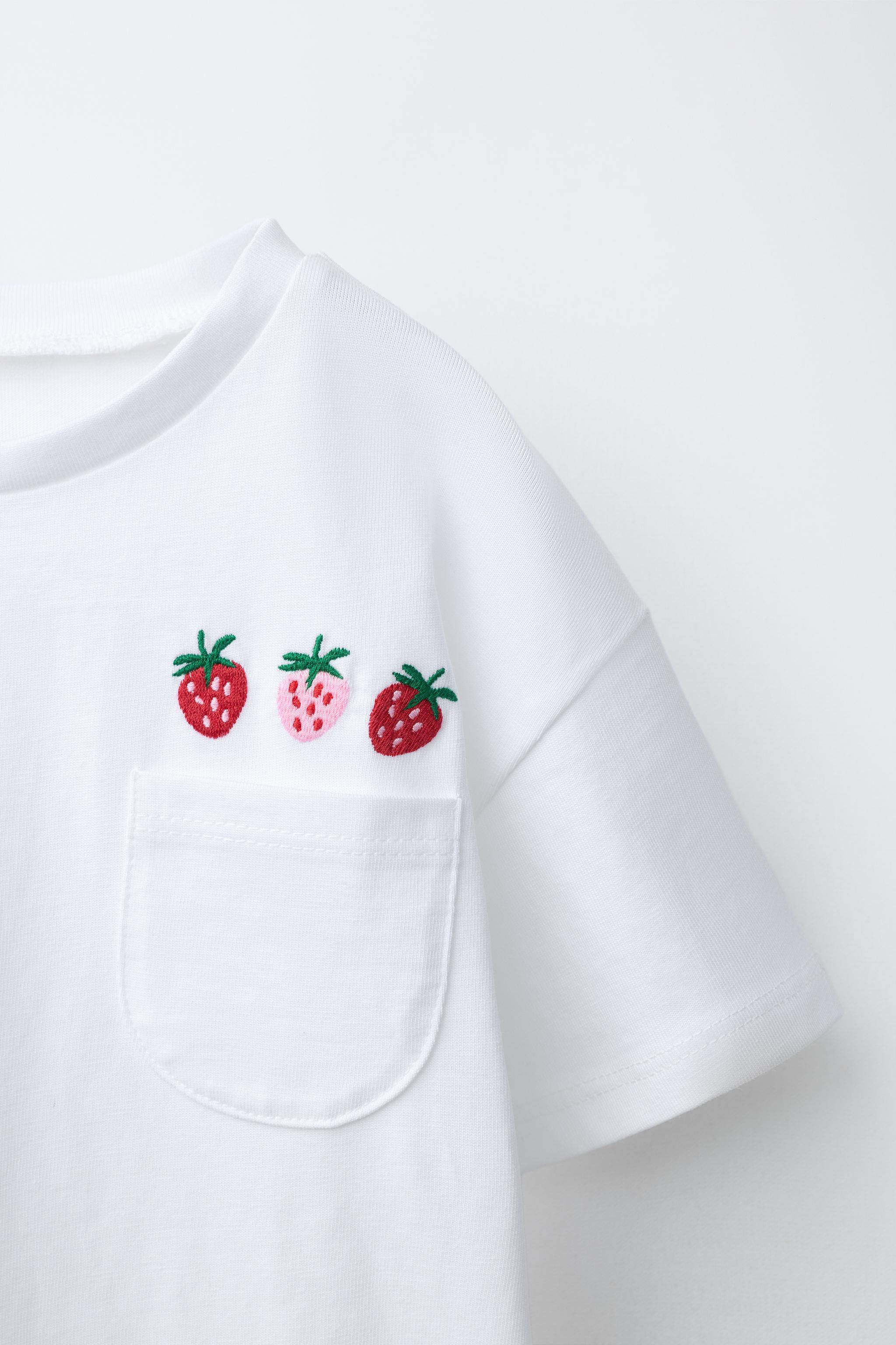 EMBROIDERED POCKET T-SHIRT | Zara US