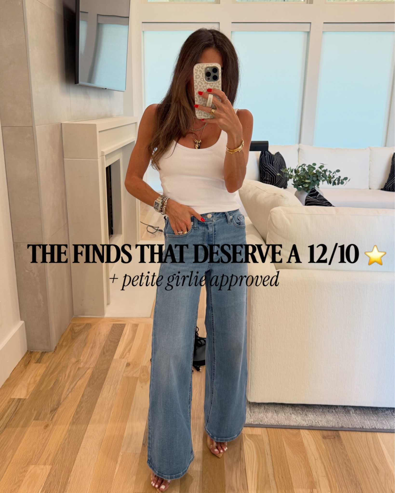 these finds deserve 12/10 ⭐️ trust me, these are worth it! these $20 jeans are stretchy, flattering, and look like $$ denim without the price tag! If you’re a petite girlie, you’ll LOVE these! 

stretchy wide leg jeans, wide leg jeans, affordable jeans, jeans look for less, denim look for less, favorite finds, budget friendly fashion, affordable fashion finds, flattering jeans, comfortable jeans, stretchy denim, target jeans, everyday jeans, fall outfits 

#outfitideas #petiteoutfits

#LTKootd #LTKSaleAlert