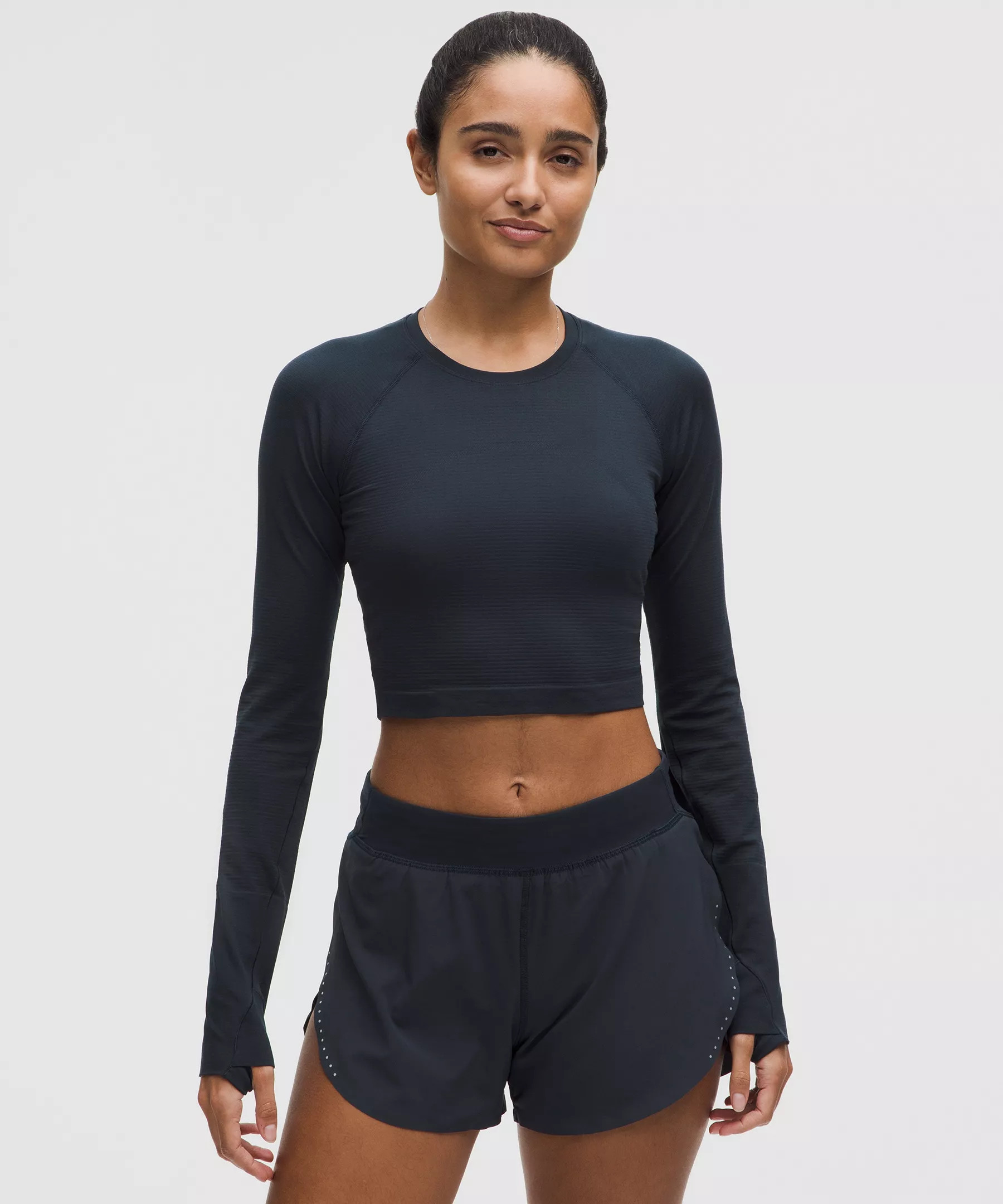 Swiftly Tech Cropped Long-Sleeve Shirt 2.0 | Lululemon (US)
