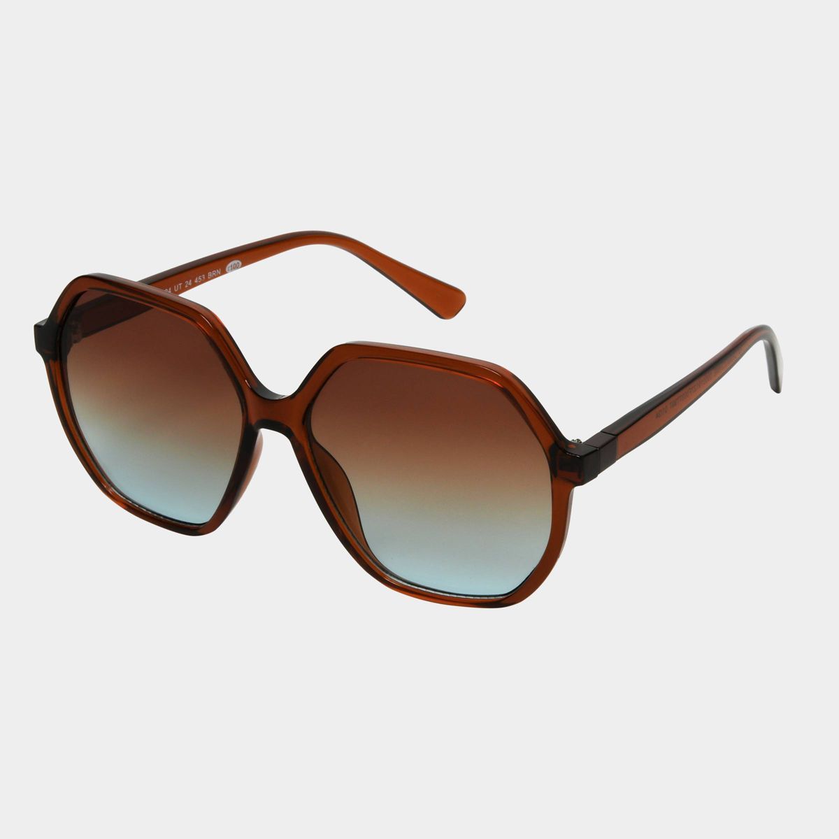 Women's Plastic Round Sunglasses - Universal Thread™ Brown | Target