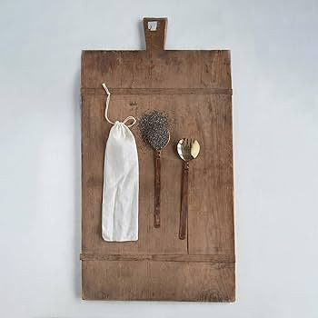 Creative Co-Op Mango Wood Cheese Board with Rope on Handle | Amazon (US)