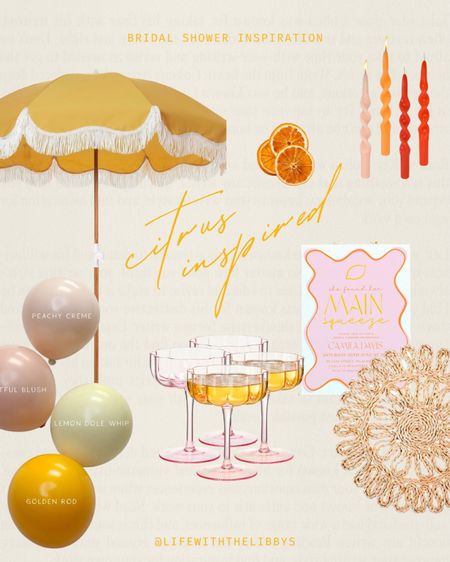 Citrus Inspired Bridal Shower Decor & Ideas 

#LTKwedding #LTKparties