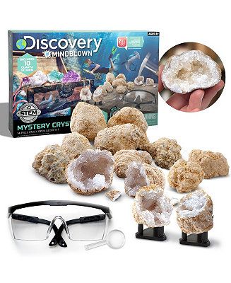 Discovery Mindblown Toy Mystery Crystals Geode Excavation Kit 14pc | Macys (US)