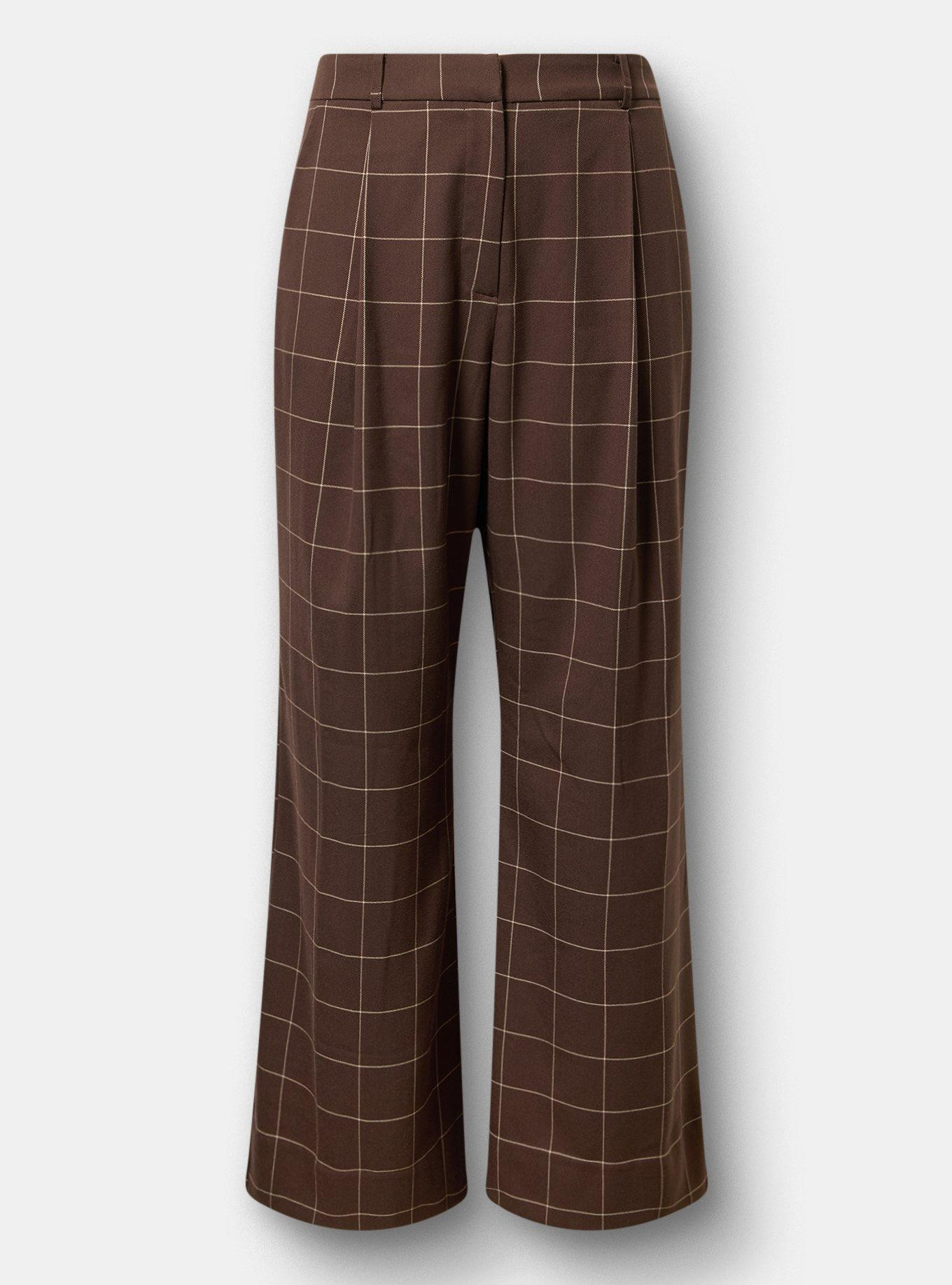 Studio Relaxed Wide Leg Twill Pant | Torrid (US & Canada)