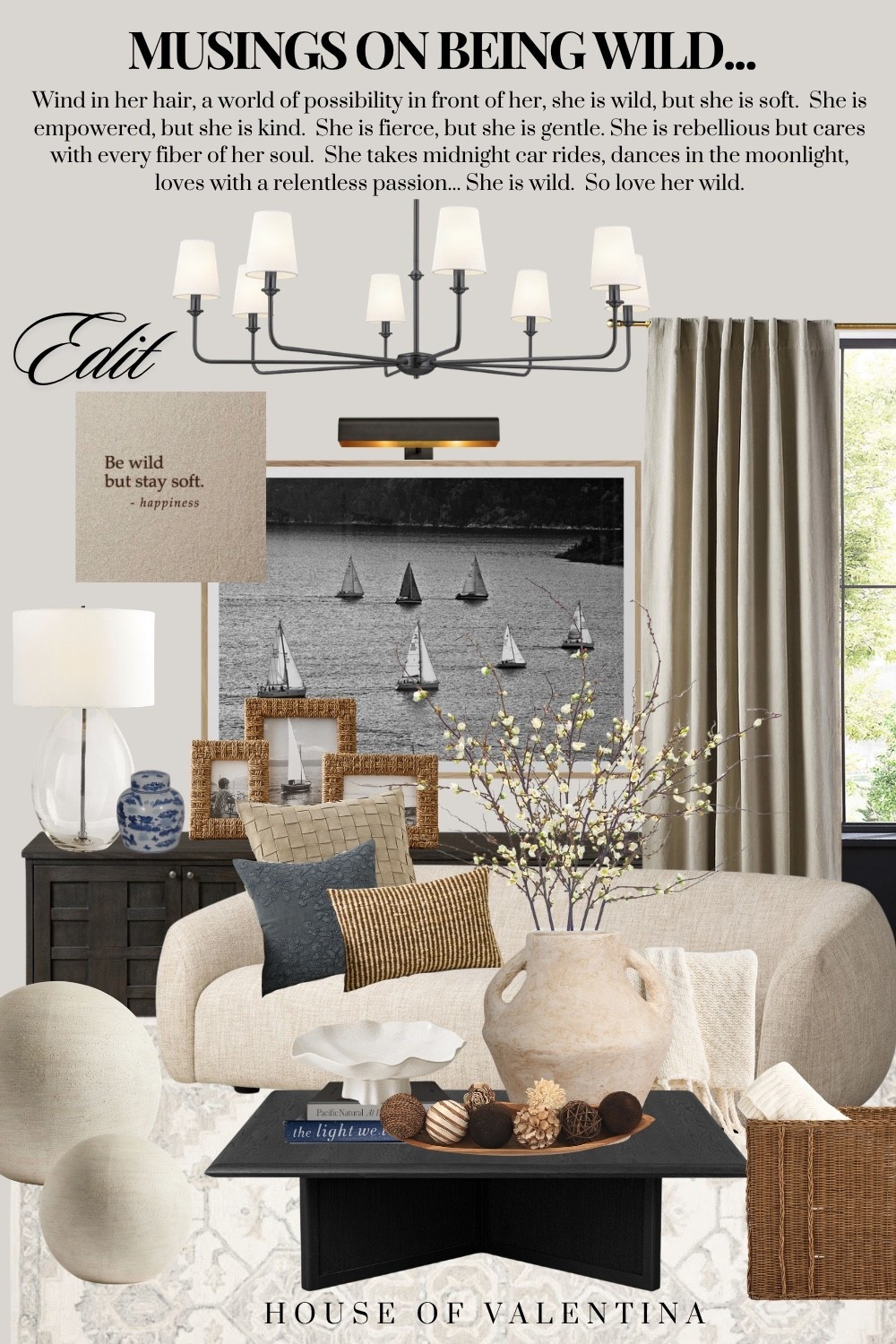 Wind in her hair, a world of possibility in front of her, she is wild, but she is soft.  She is empowered, but she is kind.  She is fierce, but she is gentle. She is rebellious but cares with every fiber of her soul.  She takes midnight car rides, dances in the moonlight, loves with a relentless passion... She is wild.  So love her wild.

#LTKstorytime #LTKmomlife #LTKHome