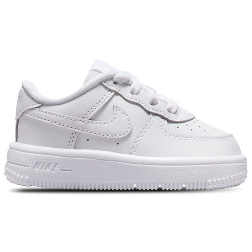Nike Boys Nike Air Force 1 Low Lace - Boys' Toddler Basketball Shoes White/White Size 9.0 | Champs Sports