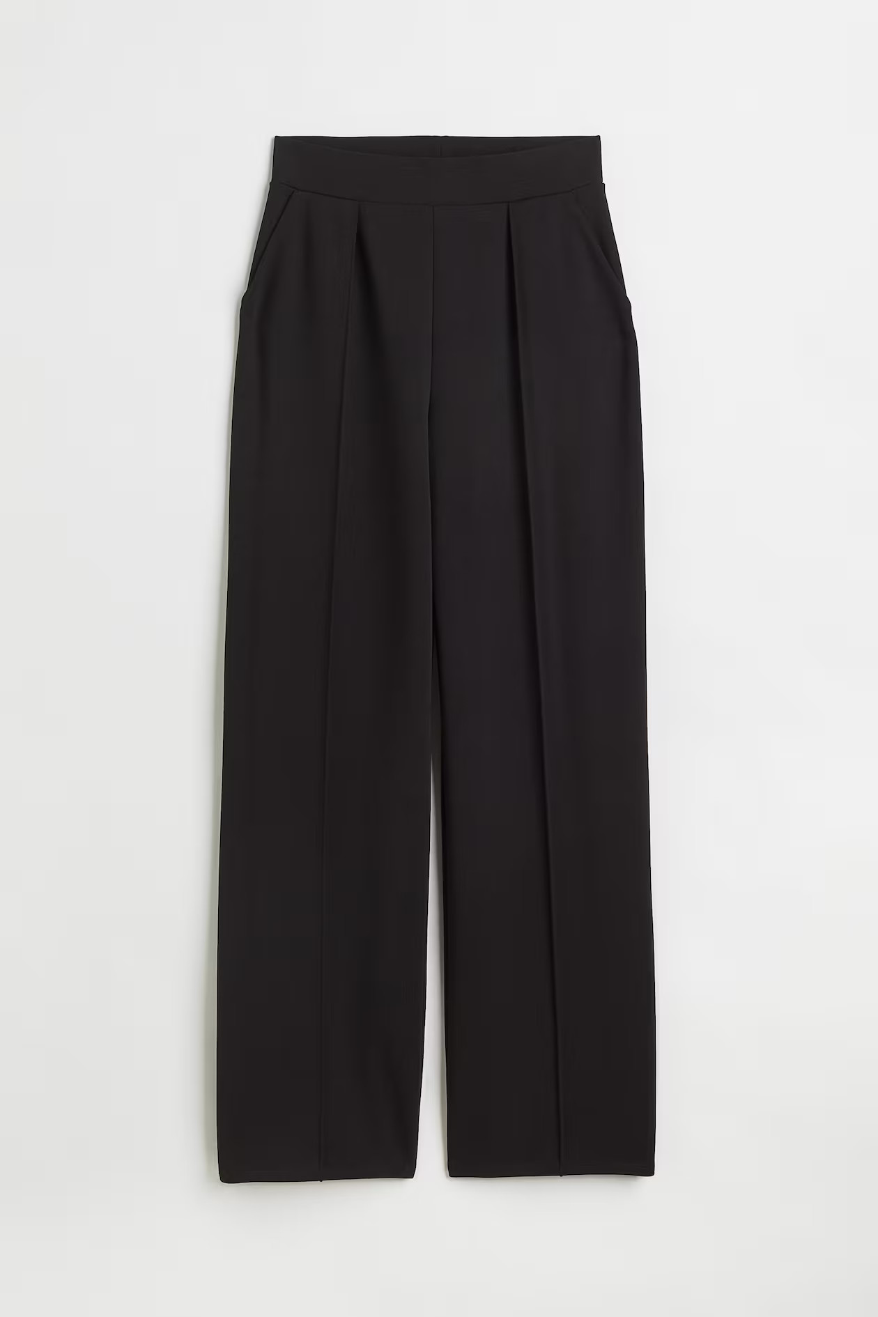 High-waisted tailored trousers - High waist - Long - Black - Ladies | H&M GB | H&M (UK, MY, IN, SG, PH, TW, HK)