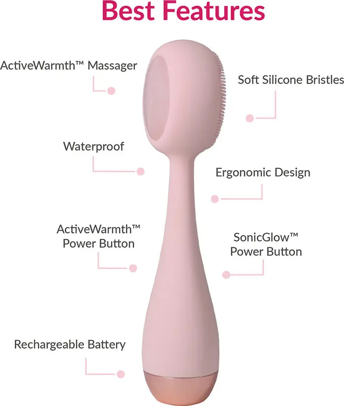 PMD Pro Clean Rose Quartz Facial Cleansing Device | Nordstrom | Nordstrom