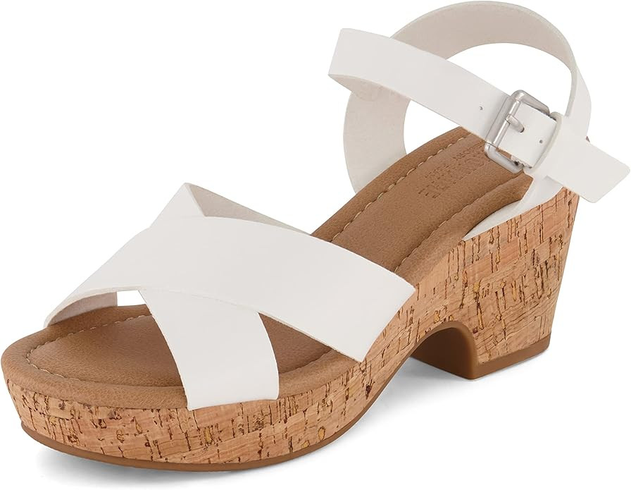 CUSHIONAIRE Women's Rosie Cork Wedge Sandal +Memory Foam | Amazon (US)