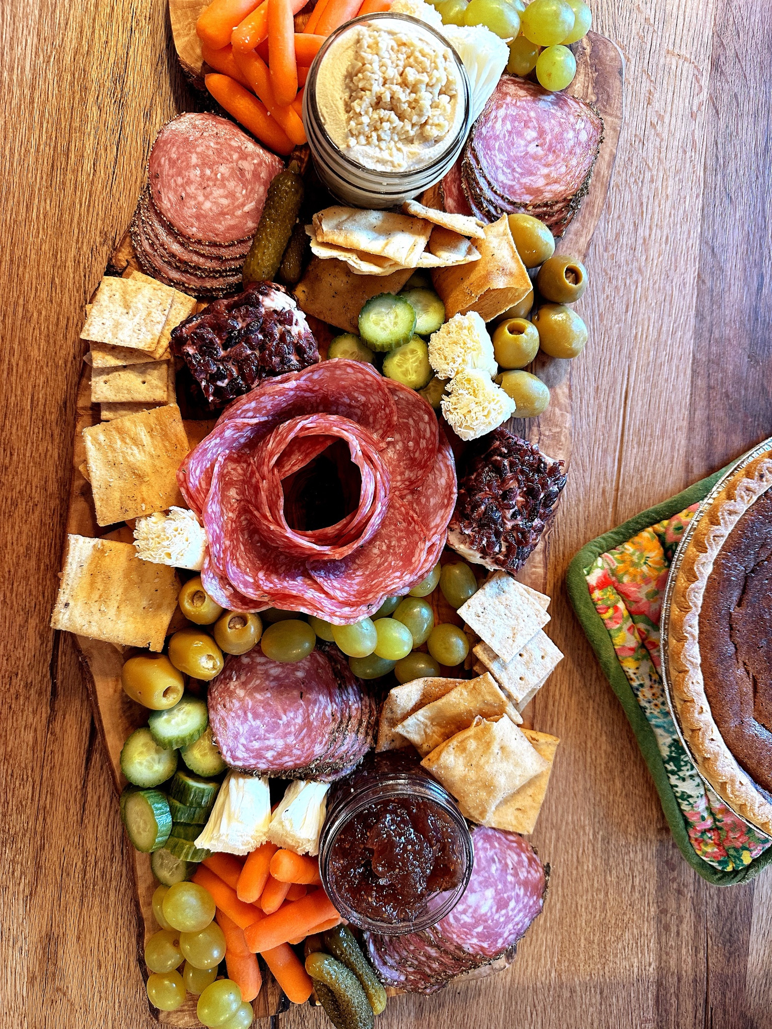 We started a new tradition a few years ago and now do a thanksgiving charcuterie grazing board until we eat Thanksgiving dinner. I do a small one for Thanksgiving and our 5 foot board on Christmas Day! 

#LTKCyberWeek #LTKSaleAlert #LTKFindsUnder50