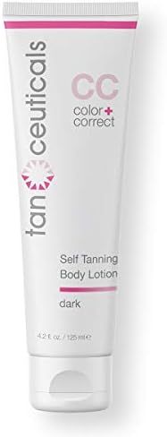 Tanceuticals Self Tanner - CC Self Tanning Lotion for Body Gives Natural, Long Lasting Sunless Ta... | Amazon (US)