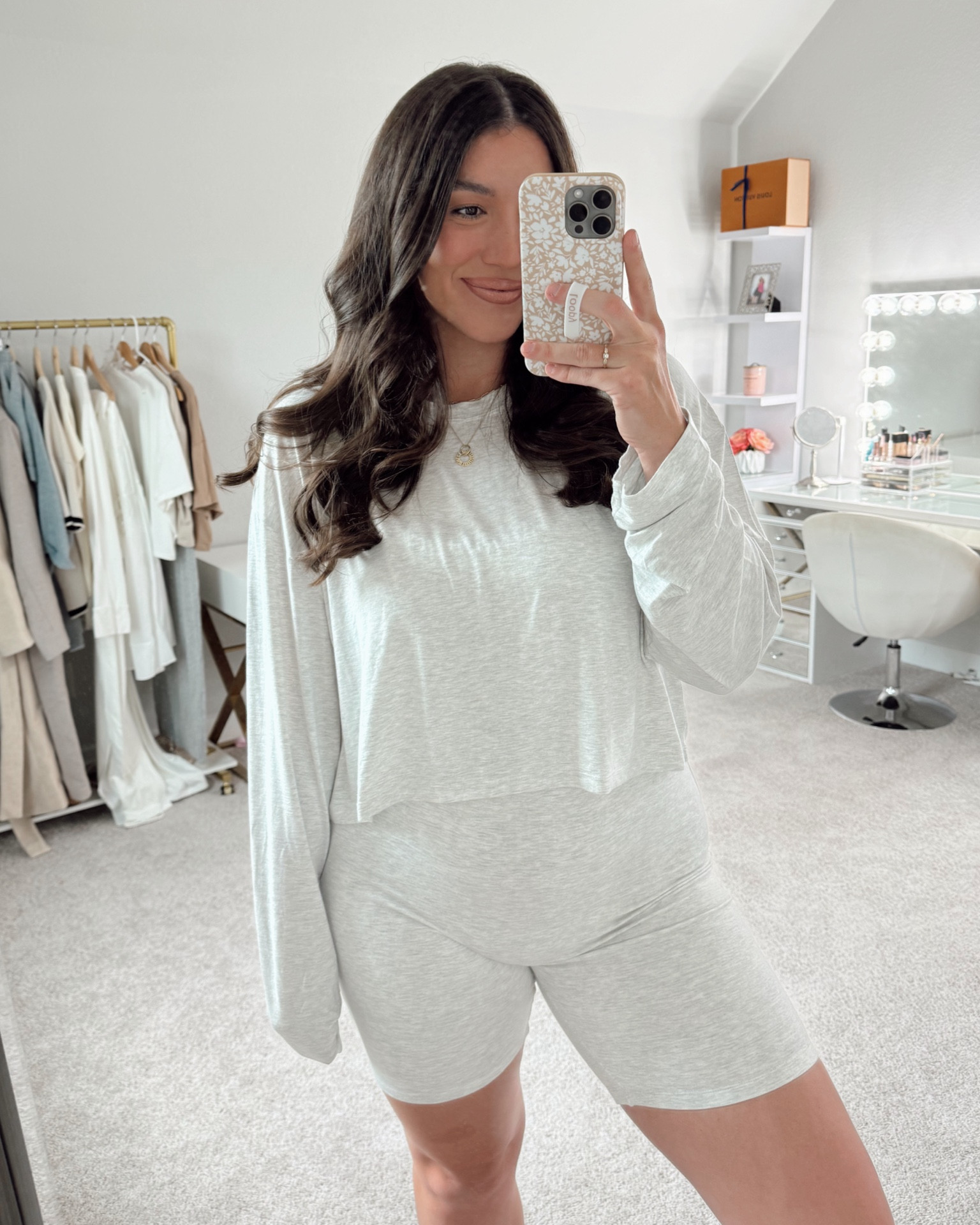 Love the biker shorts body suit underneath the cloud crop long sleeve tee😍🙌🏼 so cute and ultra comfy! Plus it’s all maternity friendly!

Bumpsuit, plus size fashion, curvy clothing maternity clothing, midsize fashion, loungewear, athleisure, ootd, easy every day outfit

#LTKBump #LTKMidsize #LTKPlusSize