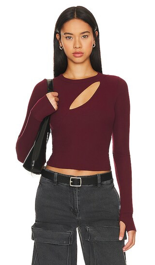 Benecroft Tee in Burgundy | Revolve Clothing (Global)