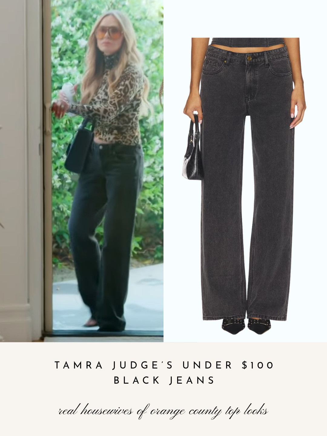 Tamra Judge's Black Jeans are on SALE for under $100 // Info: @tamrajudge 

 