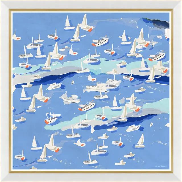 "Island Hopping I" By Dana Gibson, Framed Art Print | Chairish