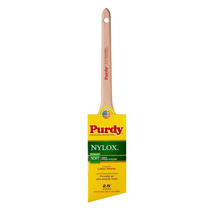 Purdy Nylox 2-1/2-in Nylon Angle Paint Brush (Trim Brush) | Lowe's