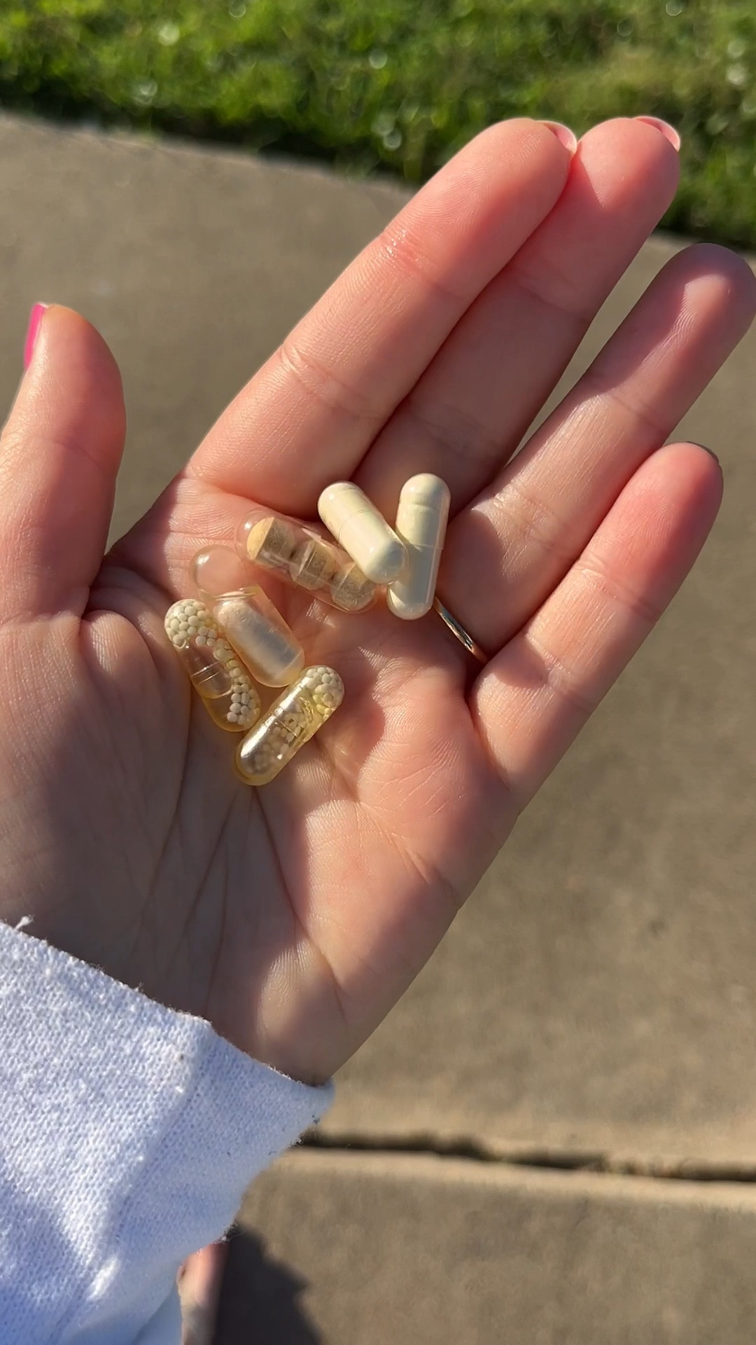 My morning ritual: early morning sun exposure and my daily vitamins. 

I’ve been using Ritual products for 4 months now and it’s the first time I’ve actually stuck with taking vitamins - today was the multivitamin, pre and probiotic, stress relief, and some ginger pills (from a generic Walgreens brand). 

I also pack these every time I travel, as well as the melatonin supplements! So helpful to relax before bed and get better sleep  

#LTKtravel