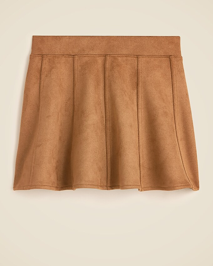 Girls' picture day skirt in faux suede | J. Crew US