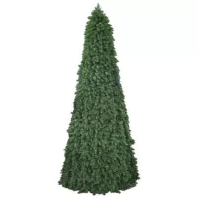 Northlight 15' Pre-Lit Green Pencil Pine Artificial Christmas Tree - Multi Lights, 15 Foot | Belk