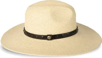 Pyramid Stud Straw Hat | Nordstrom