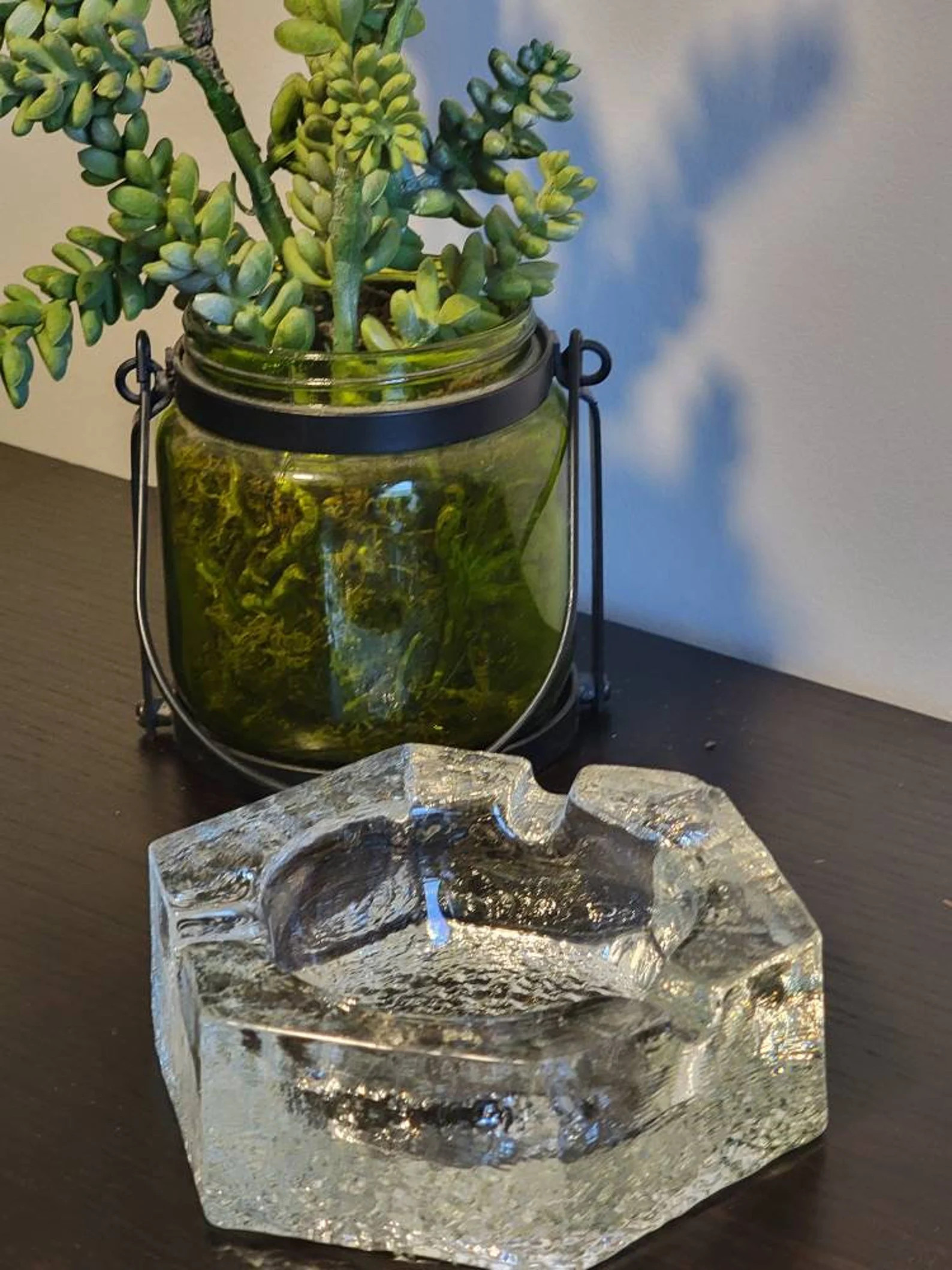 Super Cool MCM Ice Block Heavy-duty 5-Sided Art Glass Clear Ashtray/Trinket Dish | Etsy (Global)