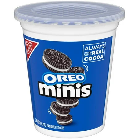 OREO Minis Chocolate Sandwich Cookies, 3.5 oz Snack Cup | Walmart (US)