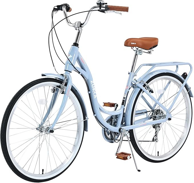 Beach Cruiser Bike, Cruiser Bicycle for Girls, Stylish 26-Inch Women's Bike - Carbon Steel Frame,... | Amazon (US)