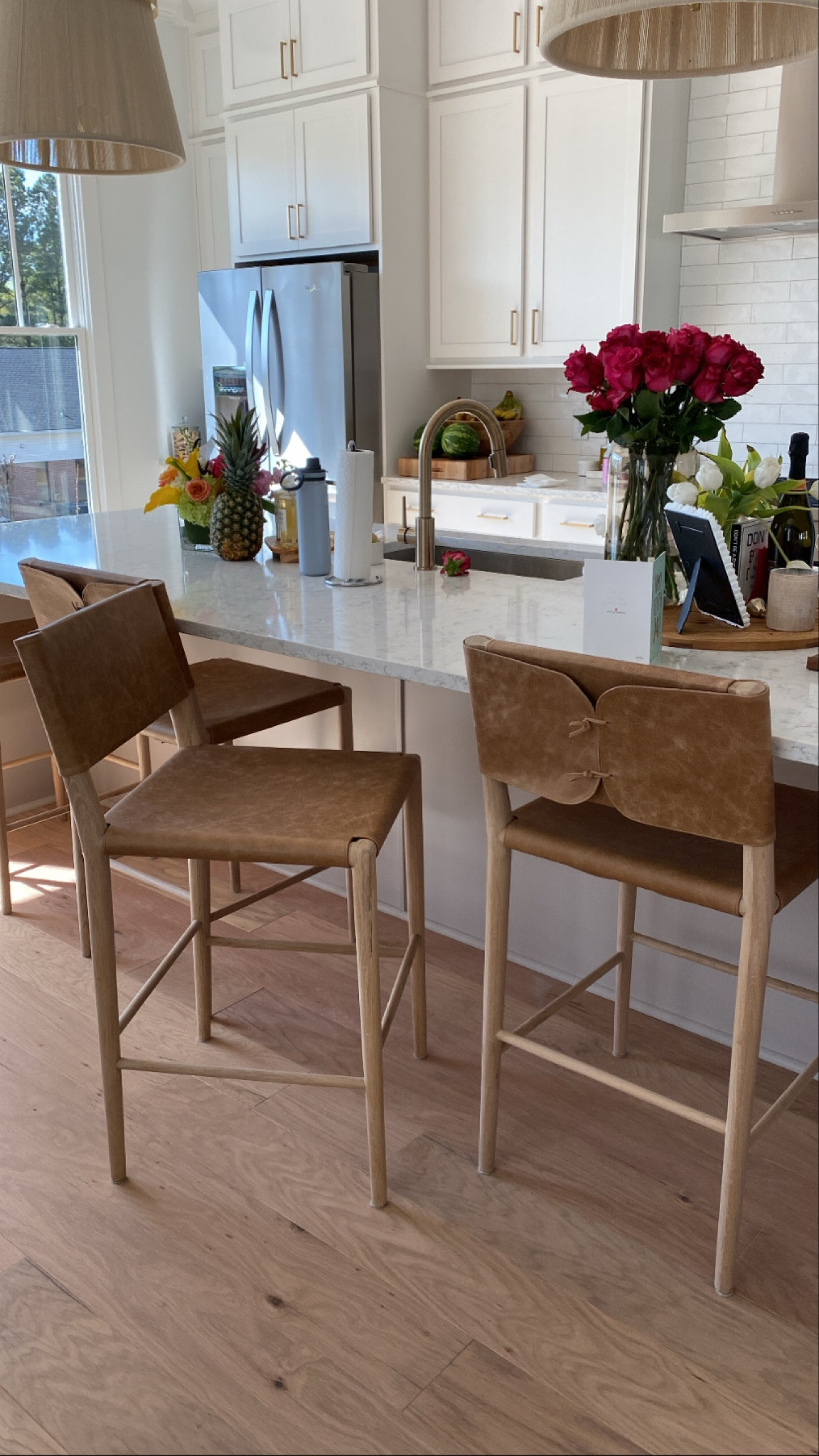 Kitchen barstools on sale!
Leather barstools 
Kitchen decor 

#LTKhome #LTKSale #LTKsalealert