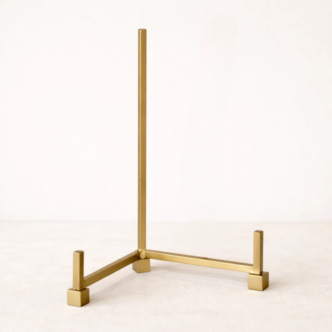 Brass Square Footed Art Easel | By Luxe B Co. | luxe bCO