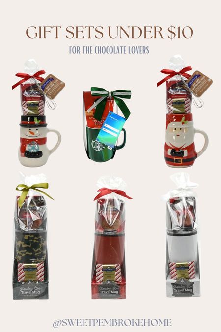 Gifts for the hot chocolate lovers in your life. Great gifts for teachers, after care, and bus drivers. Add a small gift card for a added touch. #giftsets #giftsunder10 #hotchocolate 

#LTKHoliday #LTKGiftGuide #LTKSeasonal