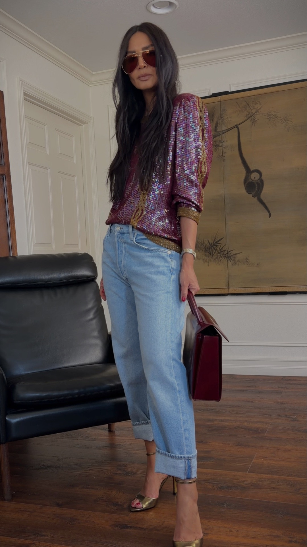 My jeans are the only new item. I am wearing one size up here but they stretch, so grab your true size. Everything else is linked with similar options!

#LTKdayinmylife #LTKootd #LTKOver40