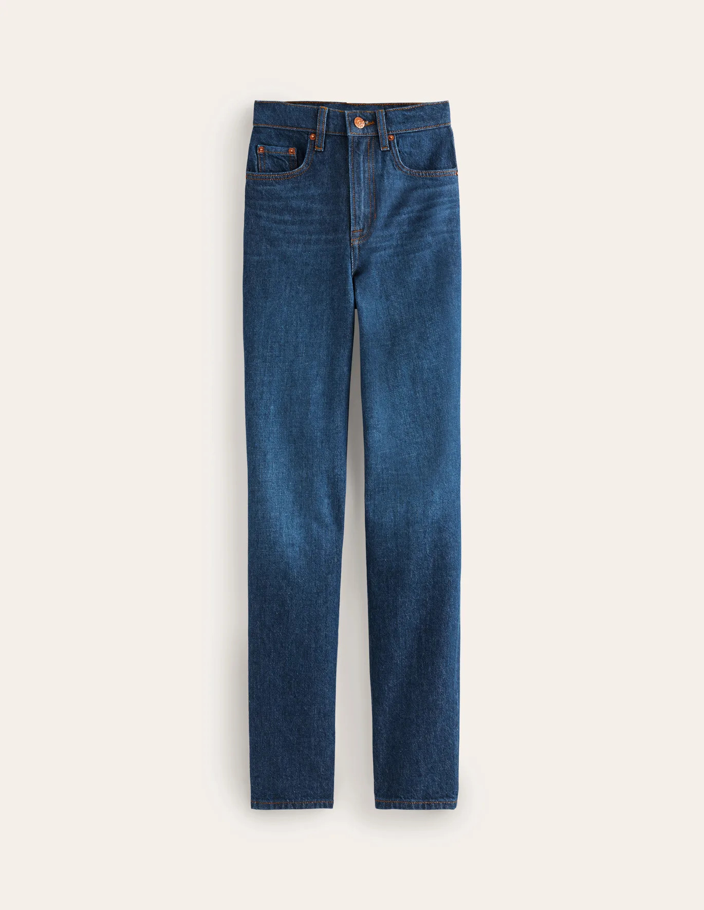 High Rise Straight Leg Jeans | Boden (US)