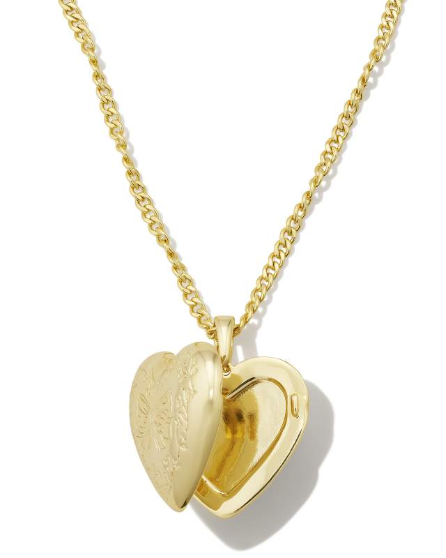 Kendra Scott x LoveShackFancy Locket Necklace in Gold | Kendra Scott | Kendra Scott
