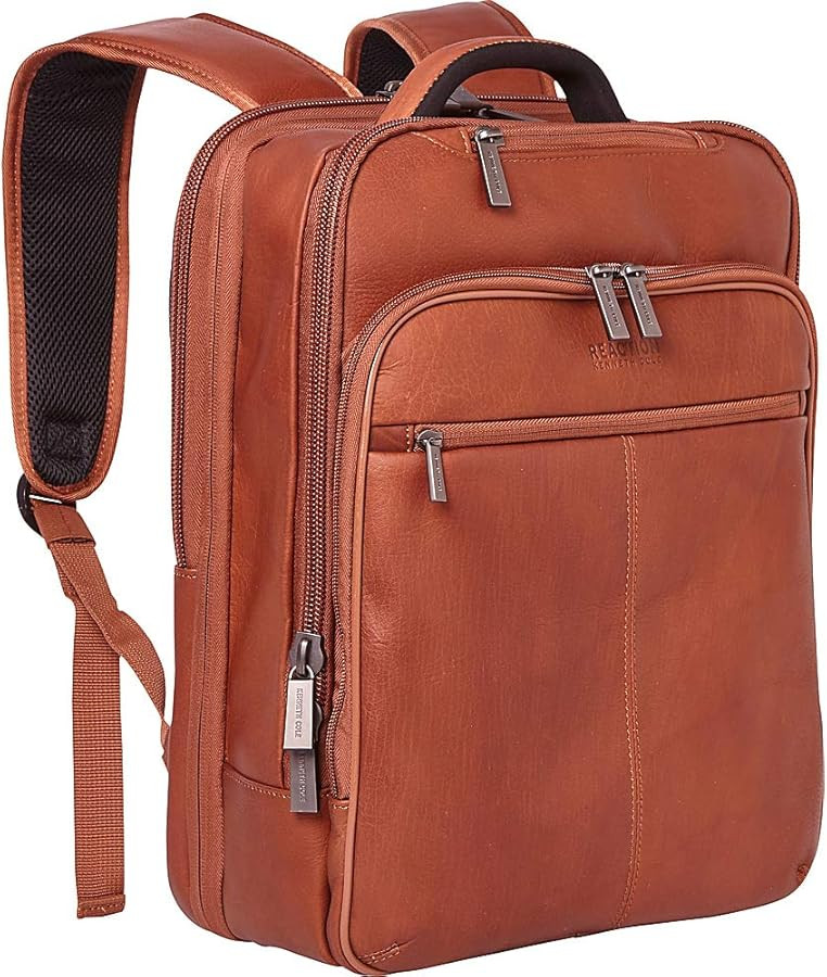 Kenneth Cole REACTION Out Of The Bag Manhattan Colombian Leather RFID 15.6" Laptop Briefcase | Amazon (US)