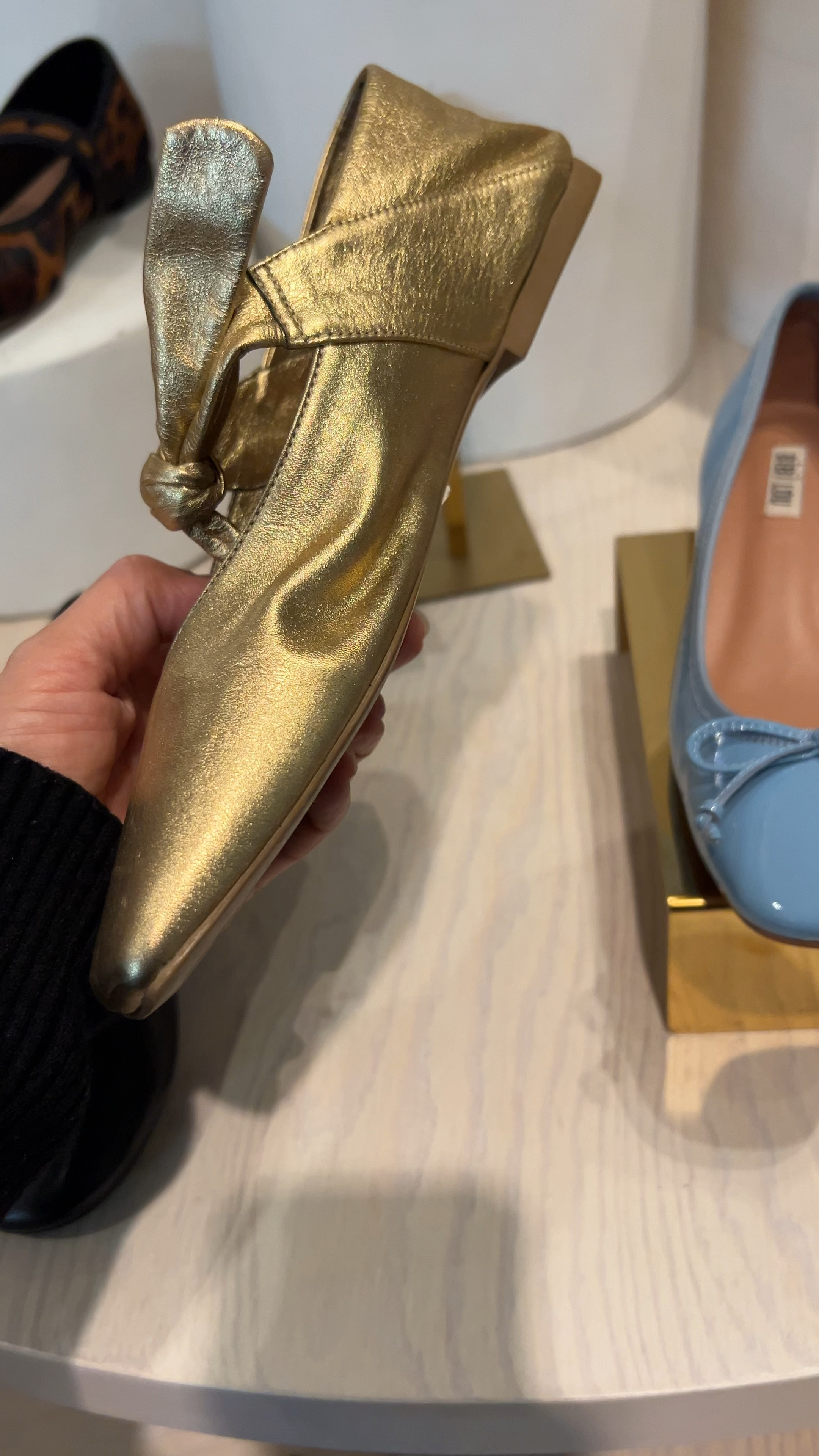 Vicenza Bow Mary Jane Flats 
Gold ballet flats with bow for work wear fall outfit ideas  

#LTKWorkwear #LTKVideo #LTKStyleTip