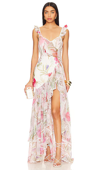 Viera Maxi Dress in White | Revolve Clothing (Global)