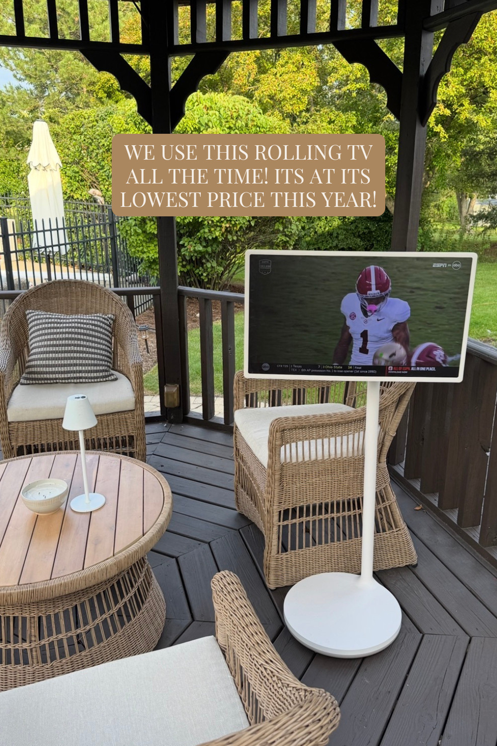 LG 27-Inch StanbyME 2 with Folio Cover, Portable Touch Screen TV, Dolby Vision, HDR10, Filmmaker Mode, Built-in Battery, Full Swivel Rotation (27LX6TYGA, 2025)
#primeday 

 #LTKstorytime #LTKHome #LTKSaleAlert
