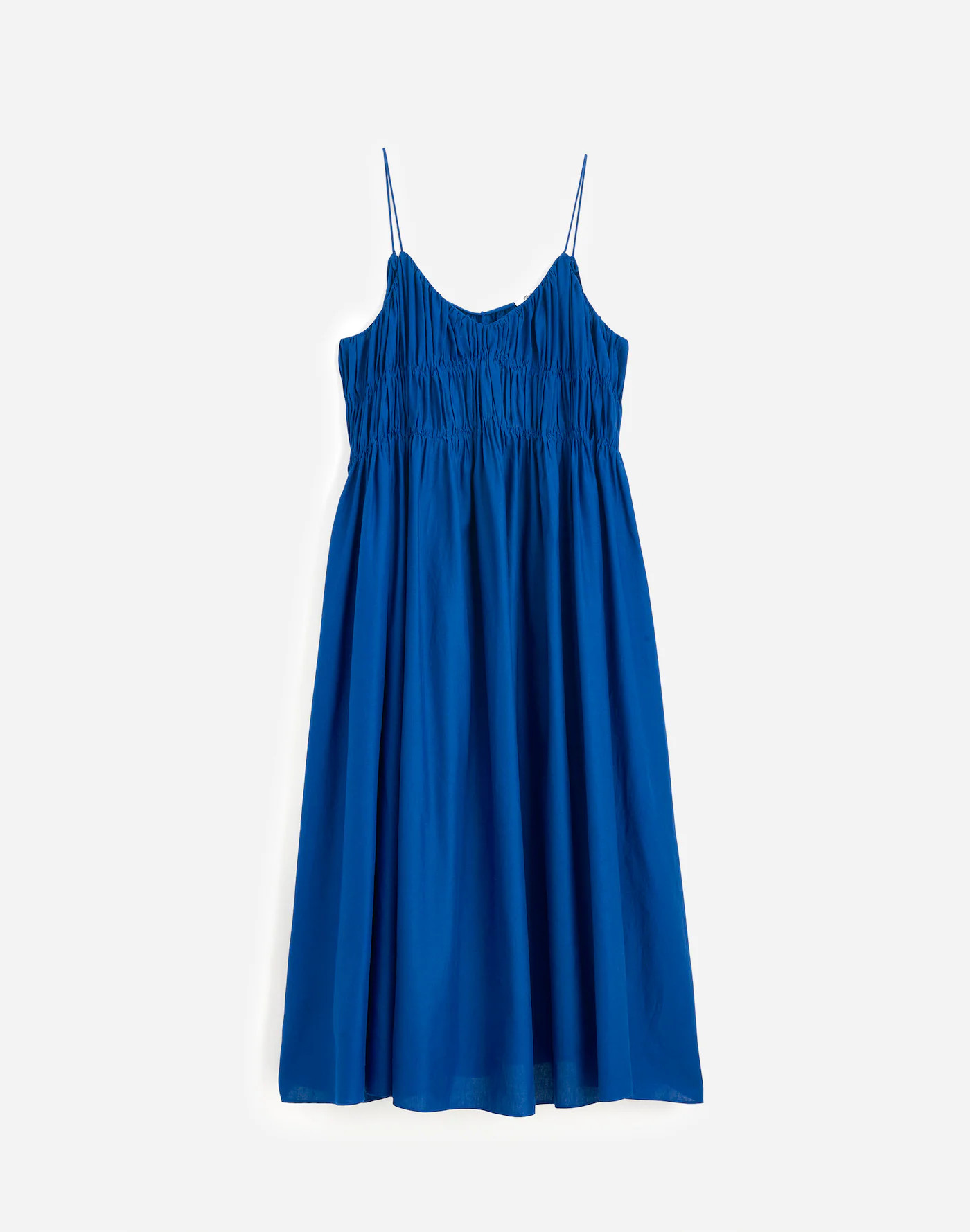 Textured V-Neck Midi Dress | Madewell | Madewell