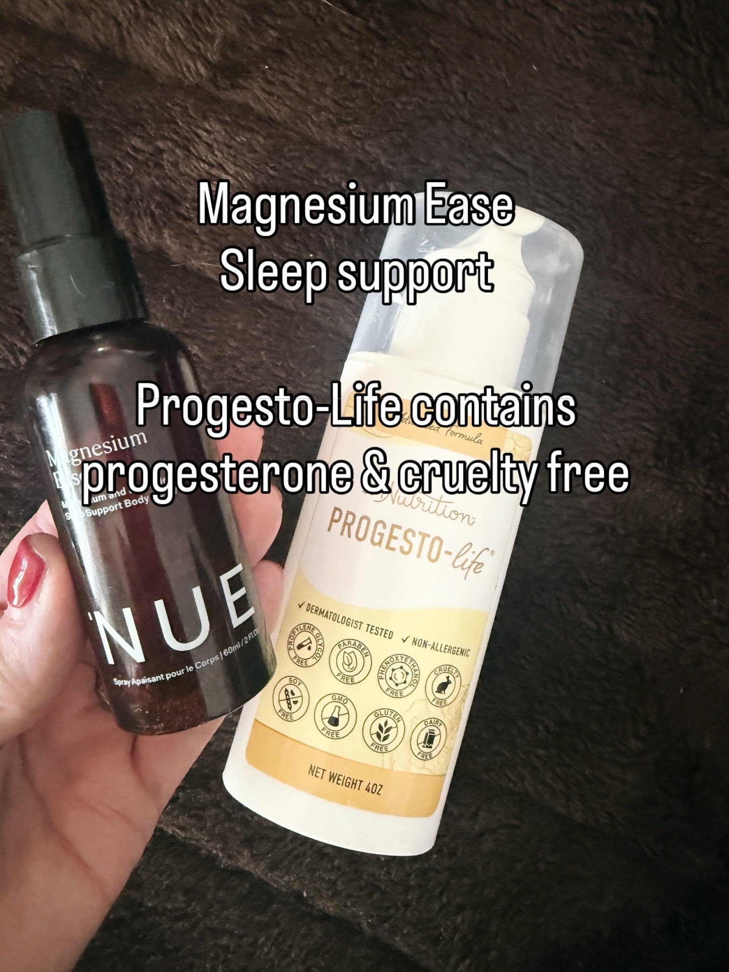 Things I Used in 2025
That Changed my Health & Wellbeing 

As a Midlife 54 year old
Wife & Mom, who’s 
Had a full hysterectomy 

Magnesium Ease
Sleep support 

Progesto-Life contains progesterone & cruelty free


#LTKFindsUnder50 #LTKselfcare #LTKOver40