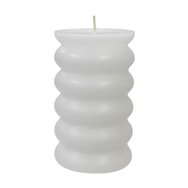 Better Homes & Gardens Unscented Bubble Pillar Candle, 3x5 inches, White | Walmart (US)