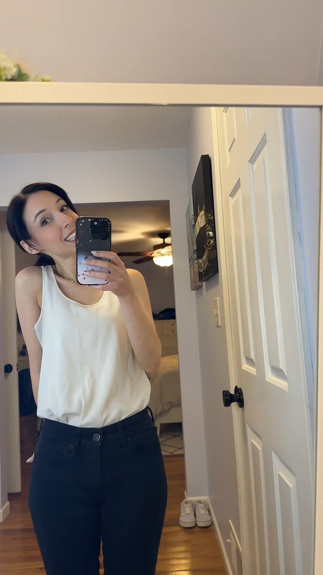 monday fit ✨ white tank + black jeans = simple but hits. #WorkFit #ParamoreVibes #OOTD 

#LTKFindsUnder100 #LTKWorkwear #LTKSeasonal