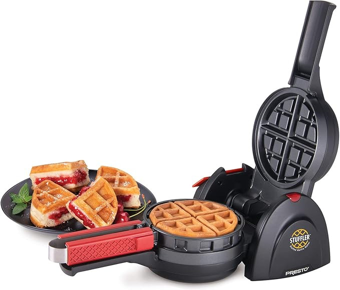 Amazon.com: Presto 03512 Stuffler Stuffed Waffle Maker, Belgian, Large, Black: Home & Kitchen | Amazon (US)