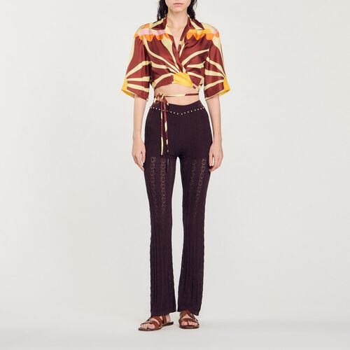 Knit trousers | Sandro US | Sandro-Paris US