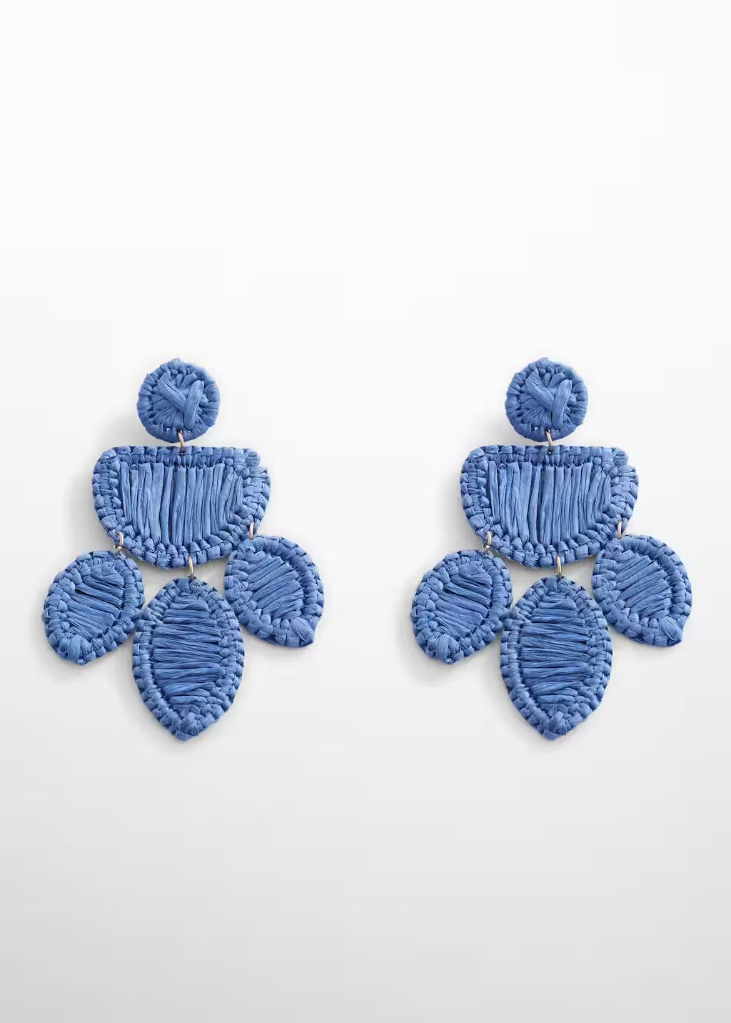 Long raffia earrings | MANGO (UK)