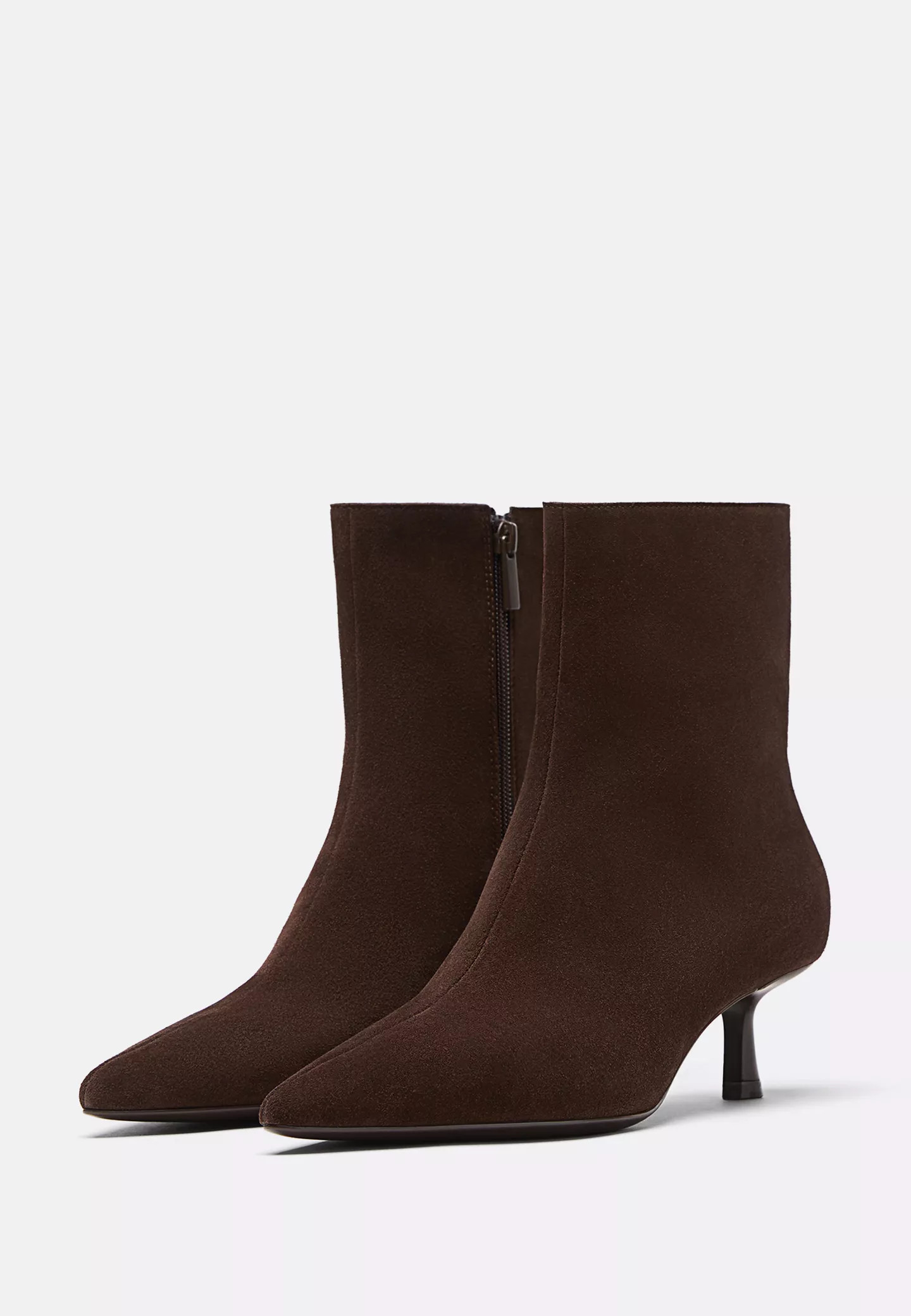 Stiefeletten mit feinem Lederabsatz - Leder für Damen | Stradivarius Deutschland | Stradivarius DE