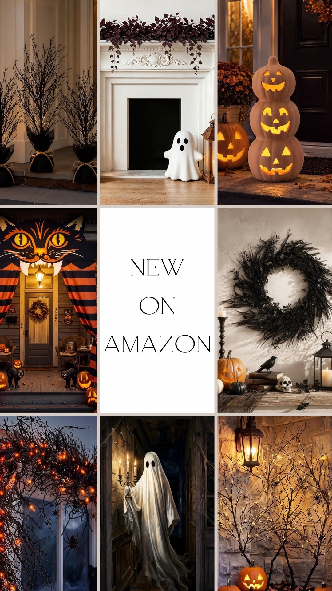 Amazon
New on Amazon 
Wreath
Jack-o-lantern
Garland
Branches
Ghosts

#LTKHome
