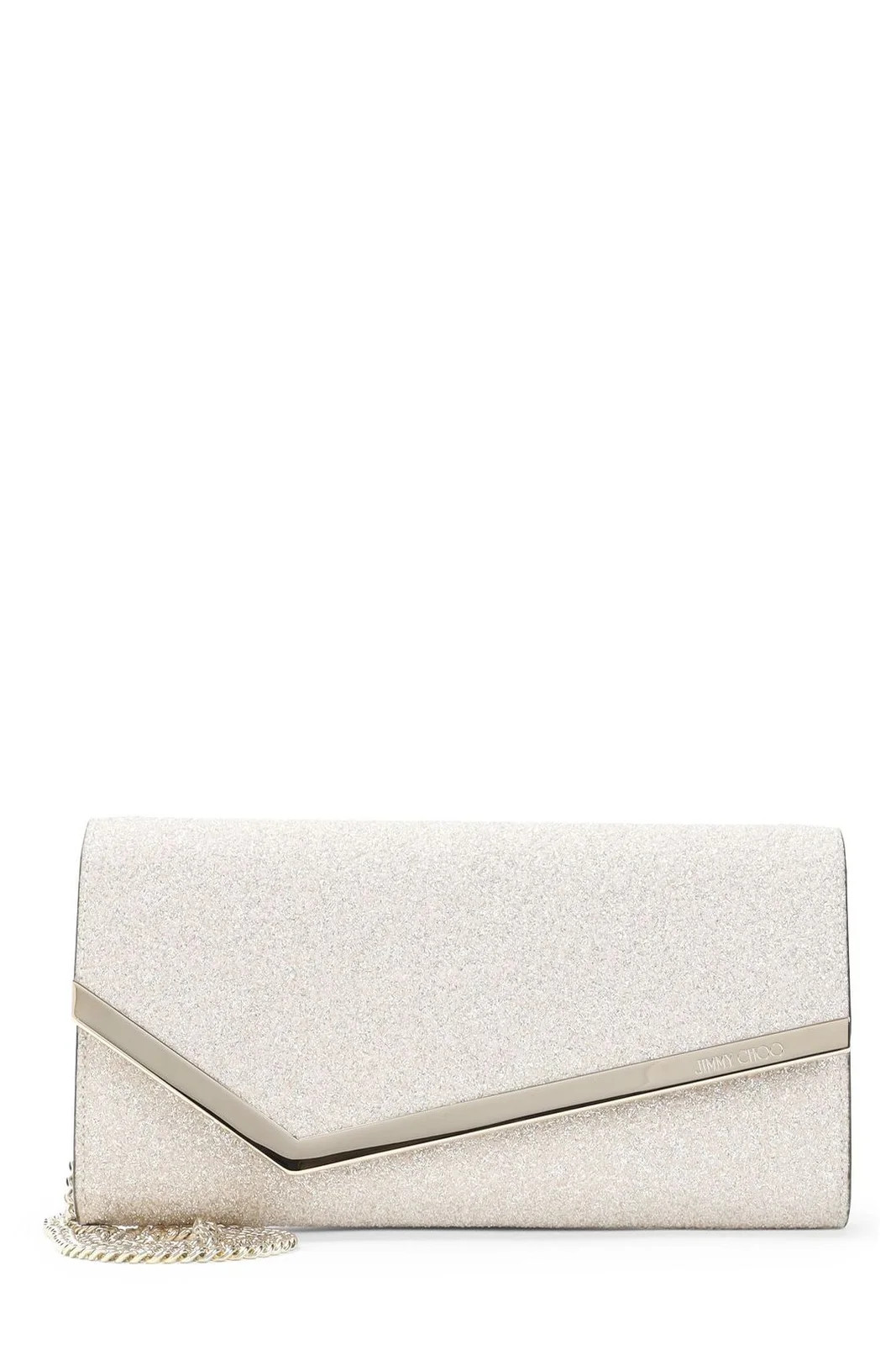 Jimmy Choo Emmie Foldover-Top Clutch Bag | Cettire Global