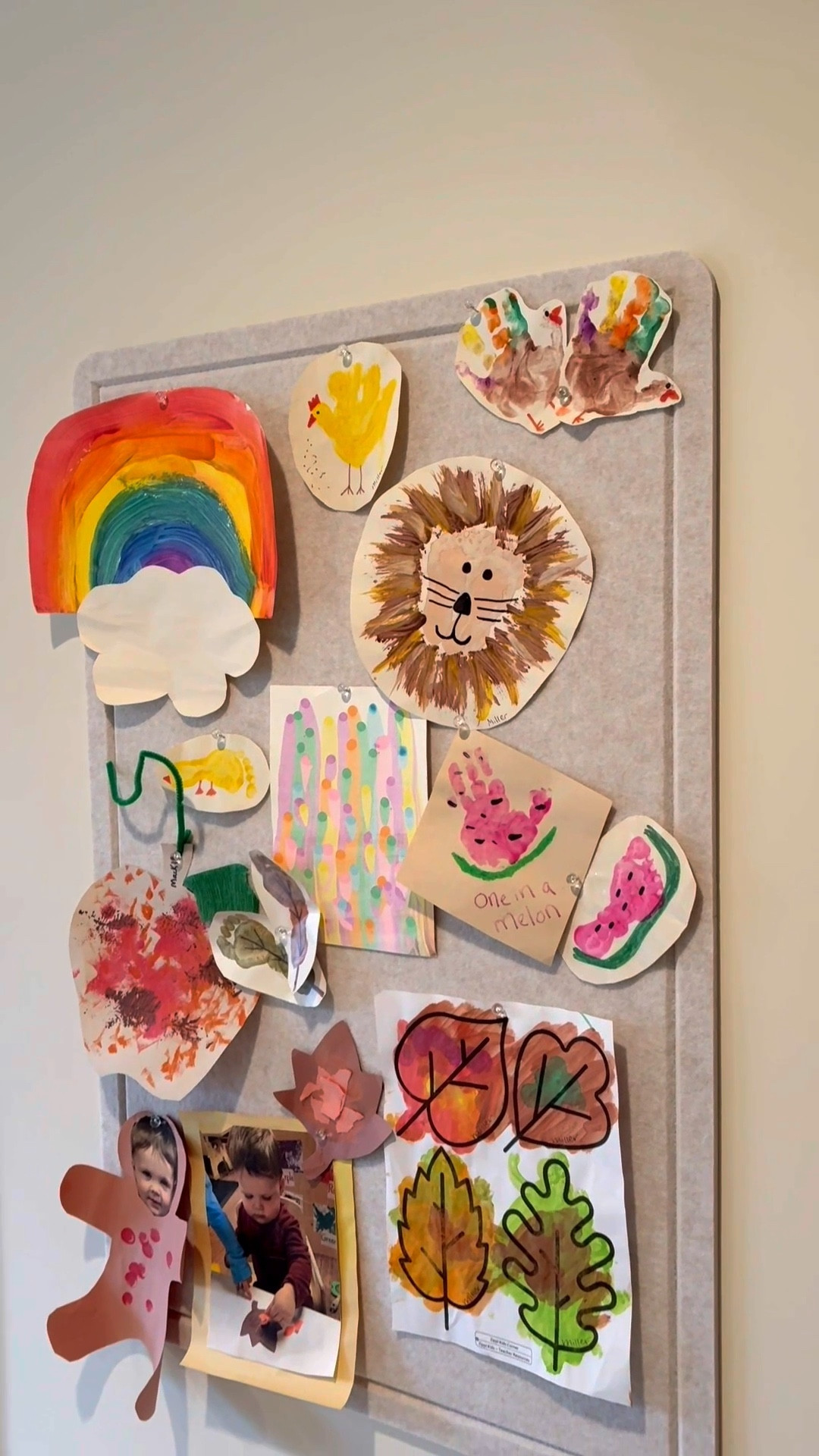 An affordable way to showcase all those finger painting projects & it’s cute.. WIN WIN 🏅 currently on sale for under $30. I got the 36 x 24 inch size!

#LTKmomlife #LTKSaleAlert