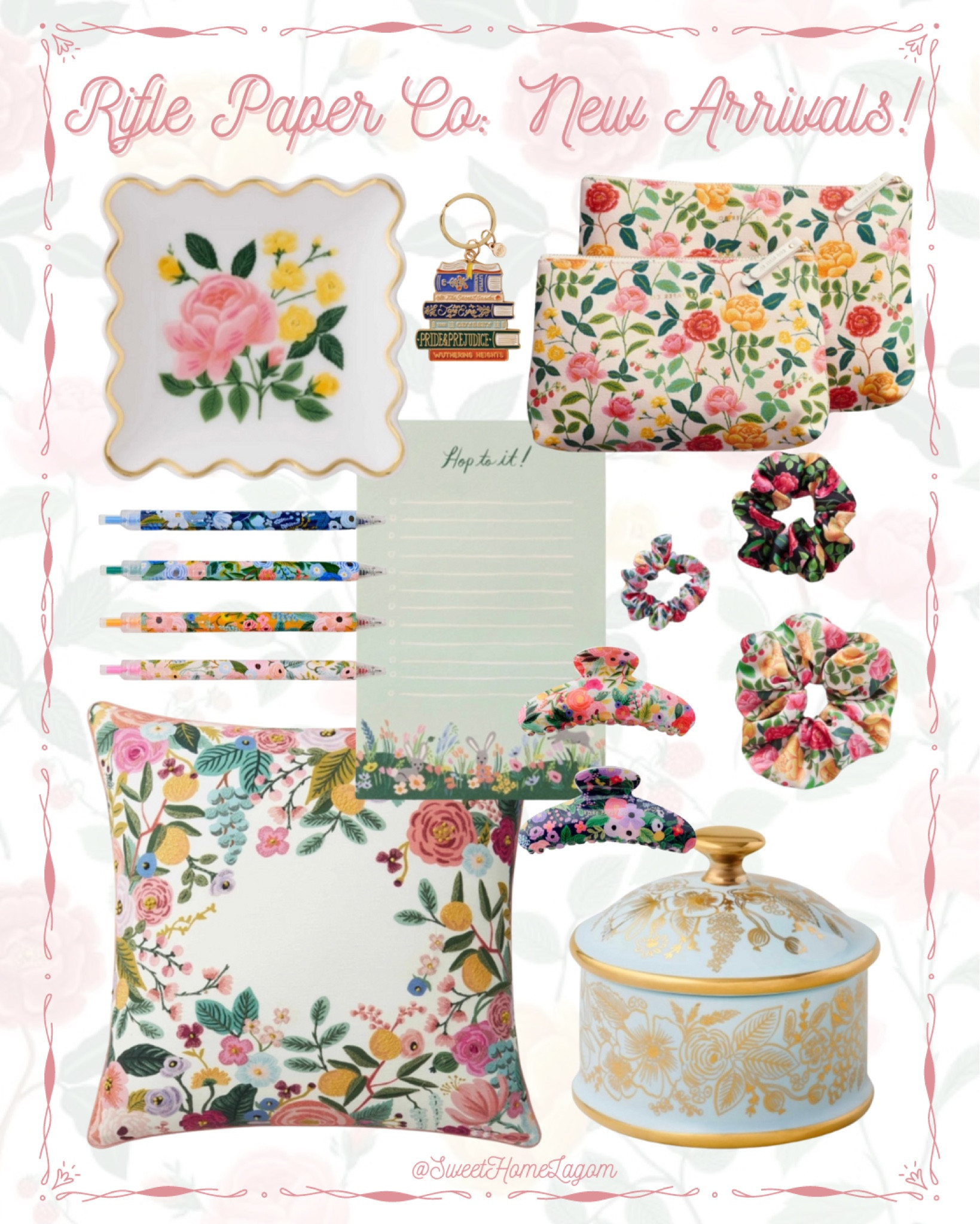 Rifle Paper Co. has been one of my favorite places to shop for so long now and it always will be! There are SO many new arrivals!

decor inspiration | grandmillennial | southern living | chinoiserie | home decor | coastal | traditional | classic | granny chic | blue and white | pink bows | ruffle | preppy style | winter outfit | sneakers | living room | bedroom | jeans | bedding | lilly pulitzer | girly | loveshackfancy | caitlin wilson | tablescape | florals

#LTKover40 #LTKfindsunder50 #LTKhome