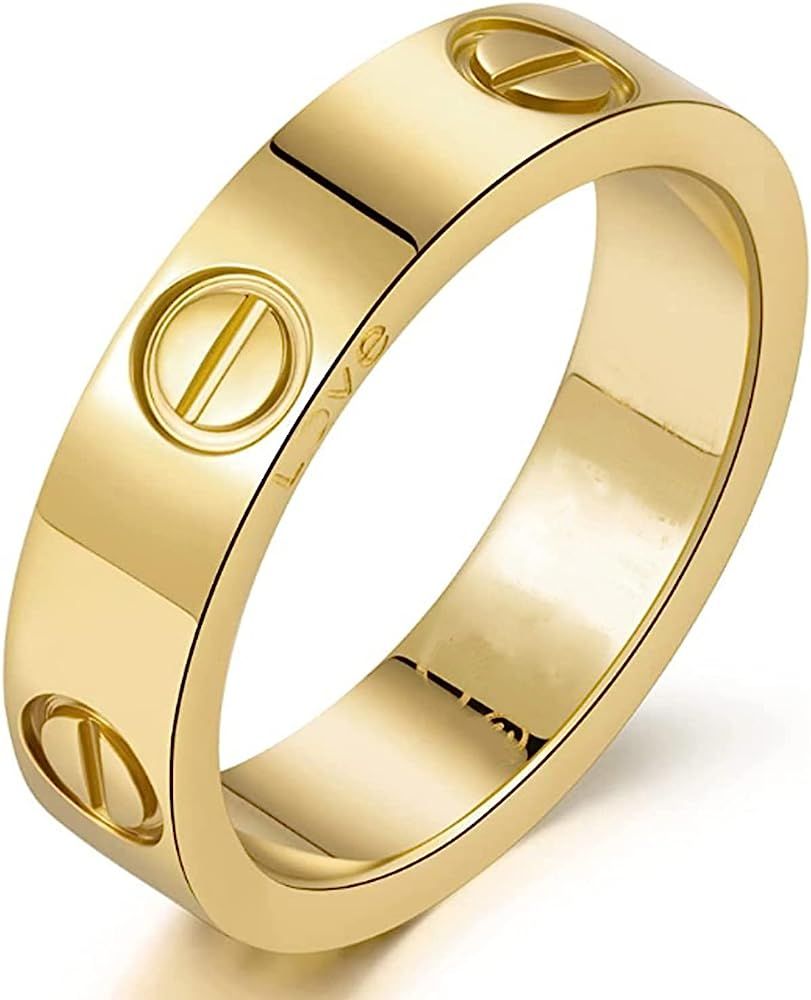 Rings for Women, 18K Yellow Gold, Birthday Gifts For Women. | Amazon (US)